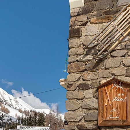 Hotel Restaurant La Source Allos Exterior foto