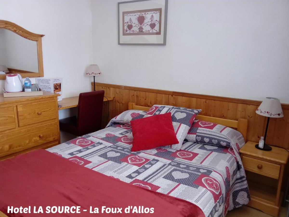 Hotel Restaurant La Source Allos Exterior foto