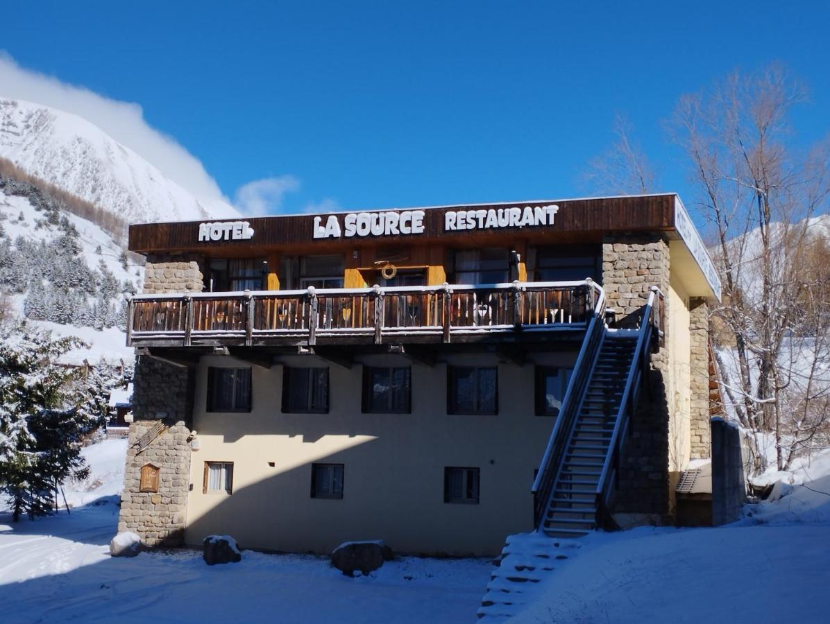 Hotel Restaurant La Source Allos Exterior foto